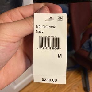 Brand New Barbour Quilted Jacket Medium Size Navy Blue